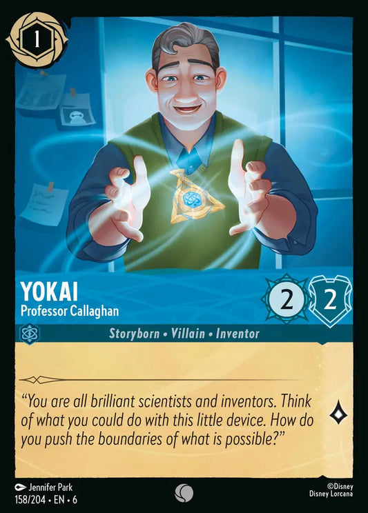 Yokai - Professor Callaghan 158/204 (Azurite Sea)