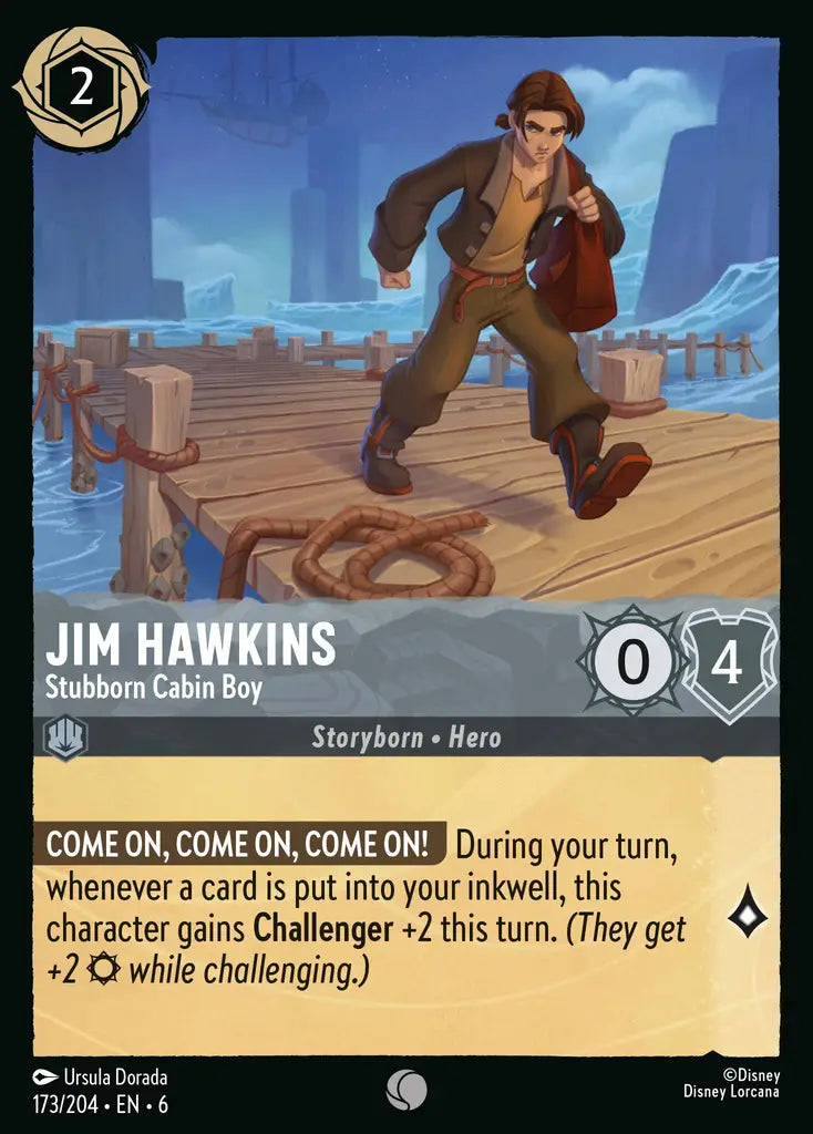 Jim Hawkins - Stubborn Cabin Boy 173/204 (Azurite Sea)