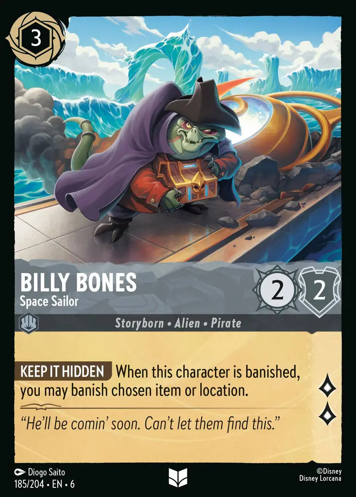 Billy Bones - Space Sailor 185/204 (Azurite Sea)
