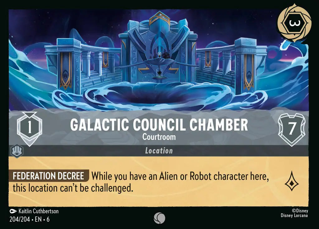 Galactic Council Chamber - Courtroom 204/204 (Azurite Sea)