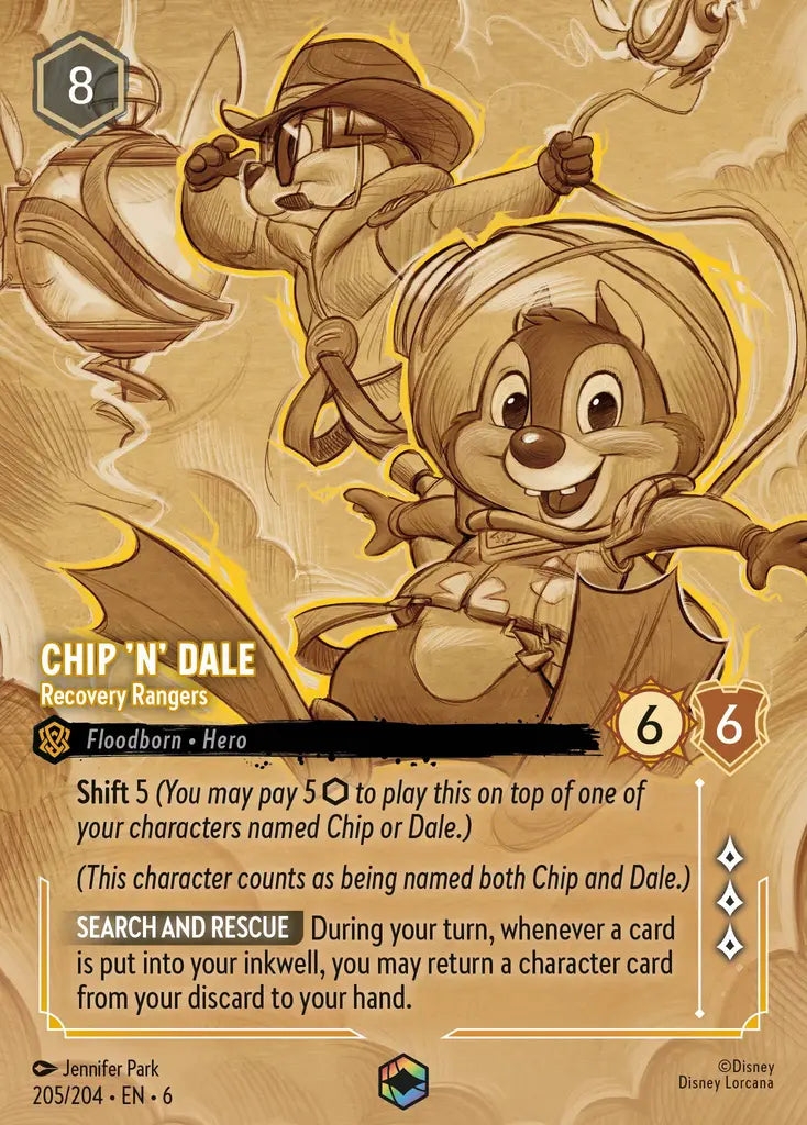 Chip 'n' Dale - Recovery Rangers 205/204 - Enchanted (Azurite Sea)