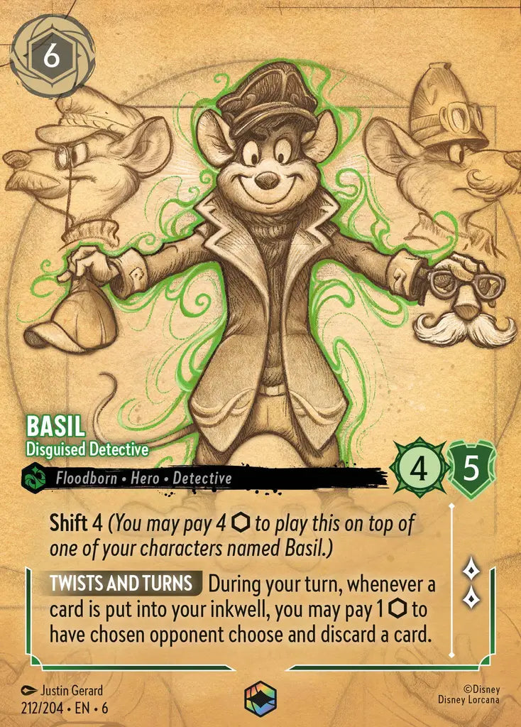 Basil - Disguised Detective 212/204 - Enchanted (Azurite Sea)