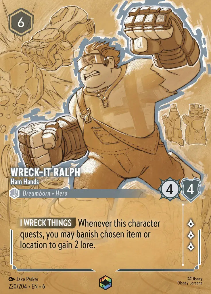 Wreck-It Ralph - Ham Hands 220/204 - Enchanted (Azurite Sea)