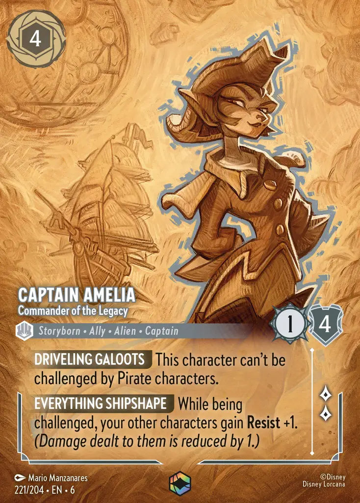 Captain Amelia - Commander of the Legacy 221/204 - Enchanted (Azurite Sea)