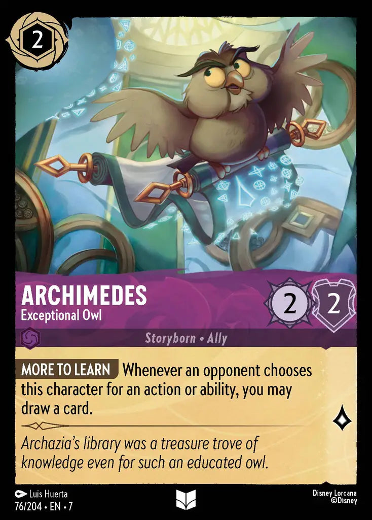 Archimedes - Exceptional Owl 76/204 (Archazia's Island)