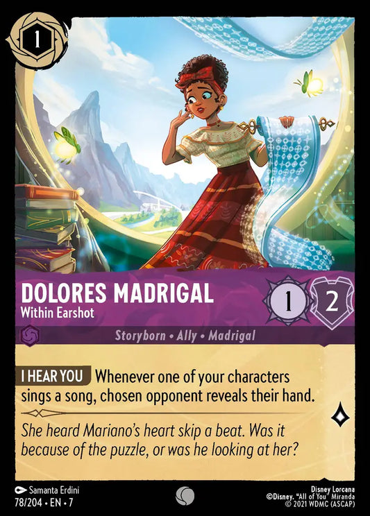 Dolores Madrigal - Within Earshot 78/204 (Archazia's Island)