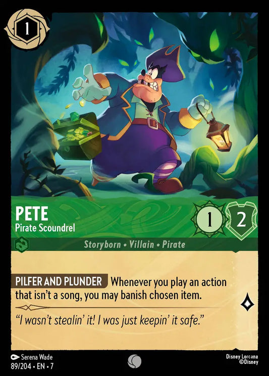 Pete - Pirate Scoundrel 89/204 (Archazia's Island)