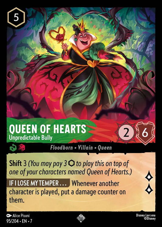 Queen of Hearts - Unpredictable Bully 95/204 (Archazia's Island)