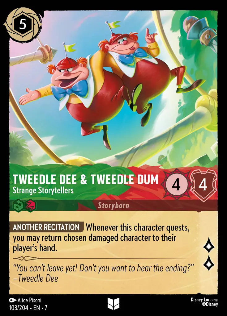 Tweedle Dee & Tweedle Dum - Strange Storytellers 103/204 (Archazia's Island)