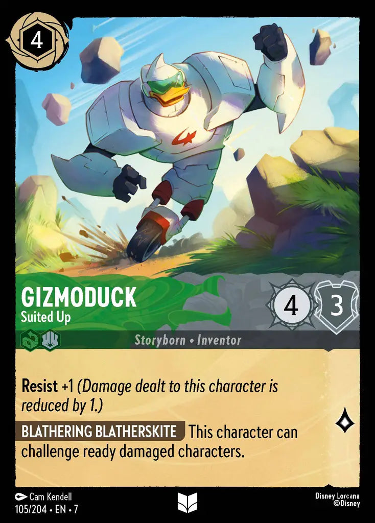 Gizmoduck - Suited Up 105/204 (Archazia's Island)