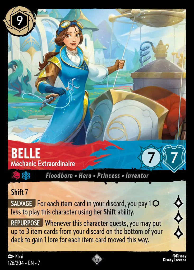 Belle - Mechanic Extraordinaire 126/204 (Archazia's Island)