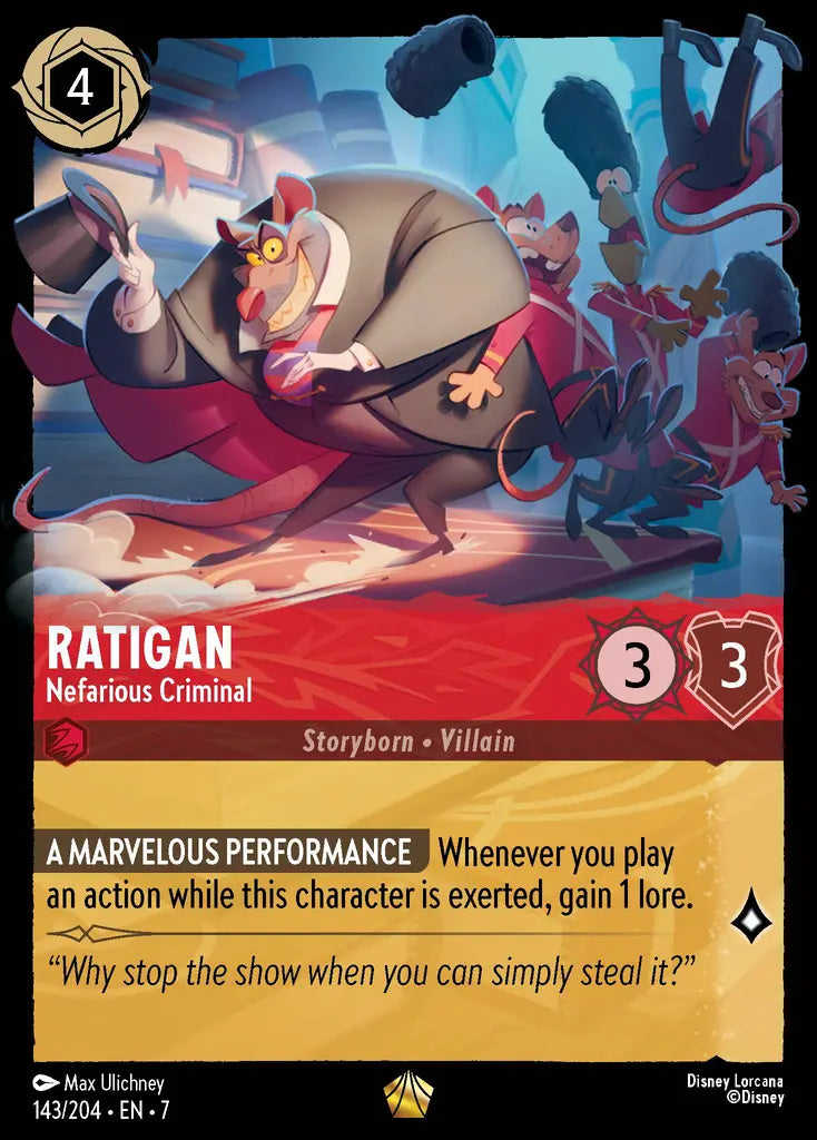 Ratigan - Nefarious Criminal 143/204 (Archazia's Island)