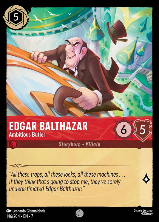 Edgar Balthazar - Ambitious Butler 146/204 (Archazia's Island)