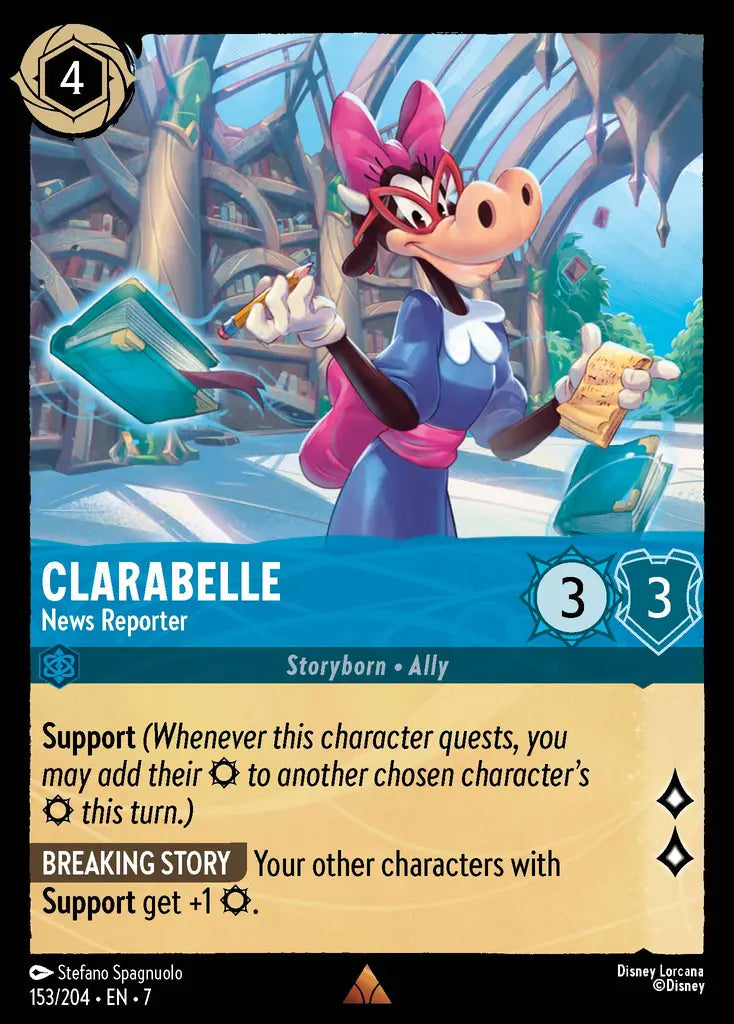 Clarabelle - News Reporter 153/204 (Archazia's Island)