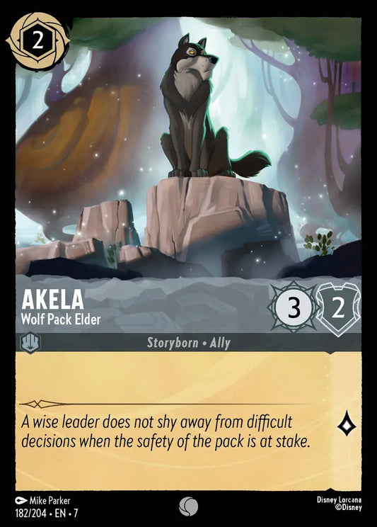 Akela - Wolf Pack Elder 182/204 (Archazia's Island)