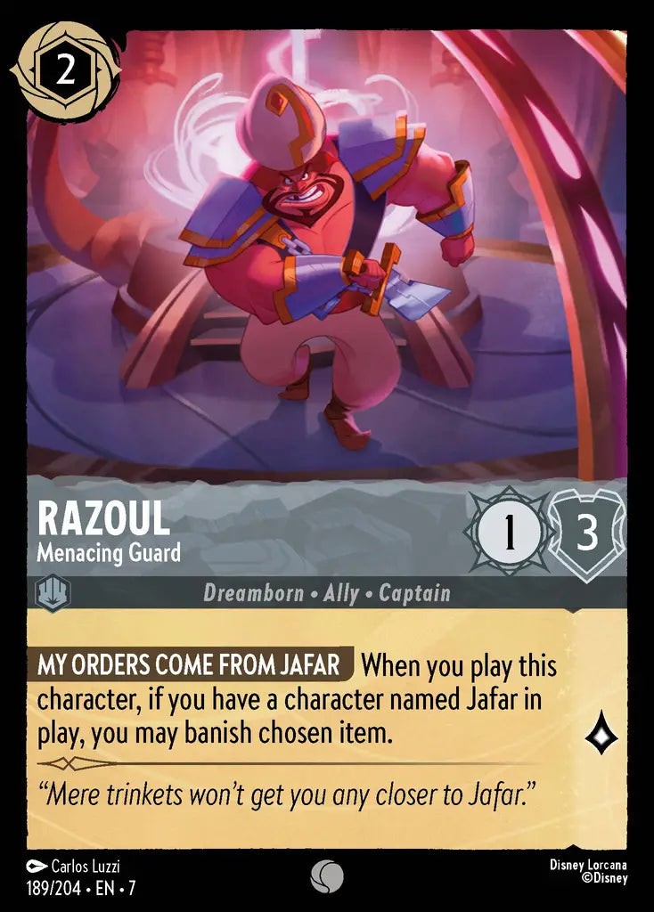 Razoul - Menacing Guard 189/204 (Archazia's Island)