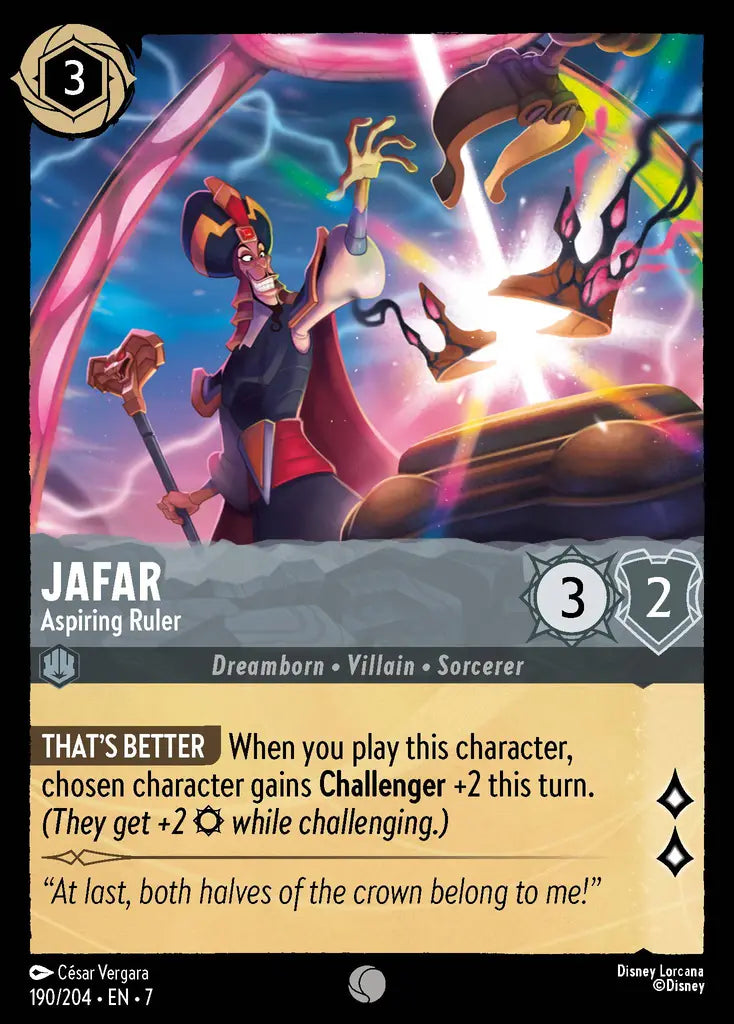 Jafar - Aspiring Ruler 190/204 (Archazia's Island)