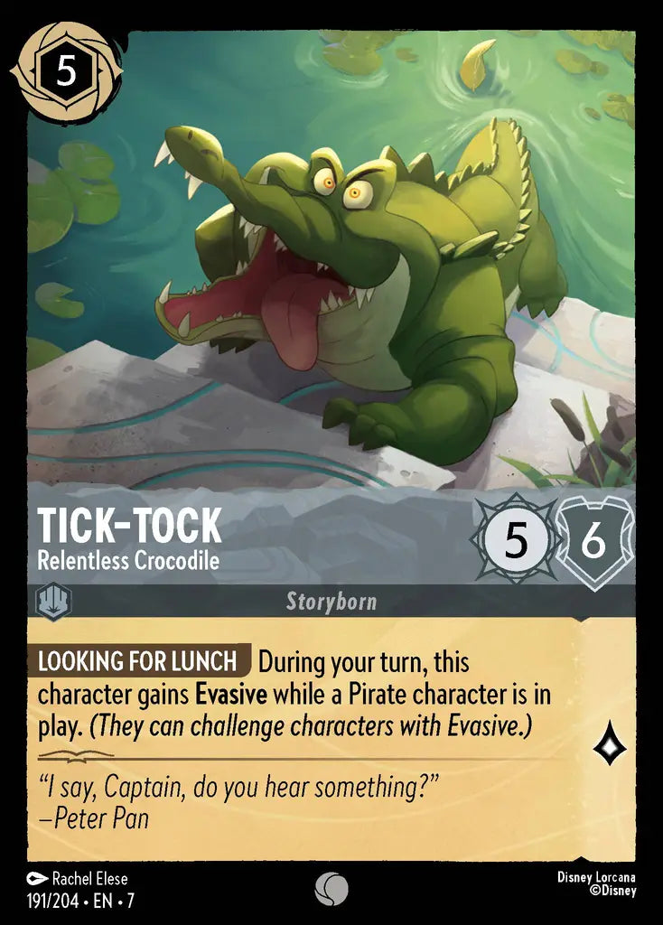 Tick-Tock - Relentless Crocodile 191/204 (Archazia's Island)