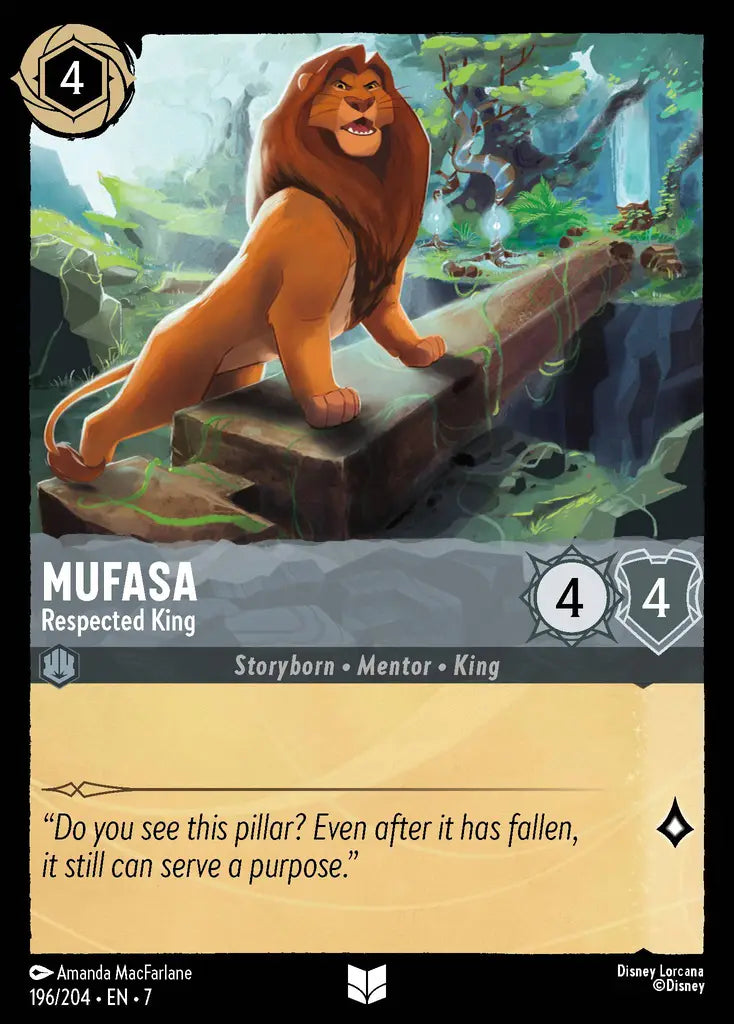 Mufasa - Respected King 196/204 (Archazia's Island)