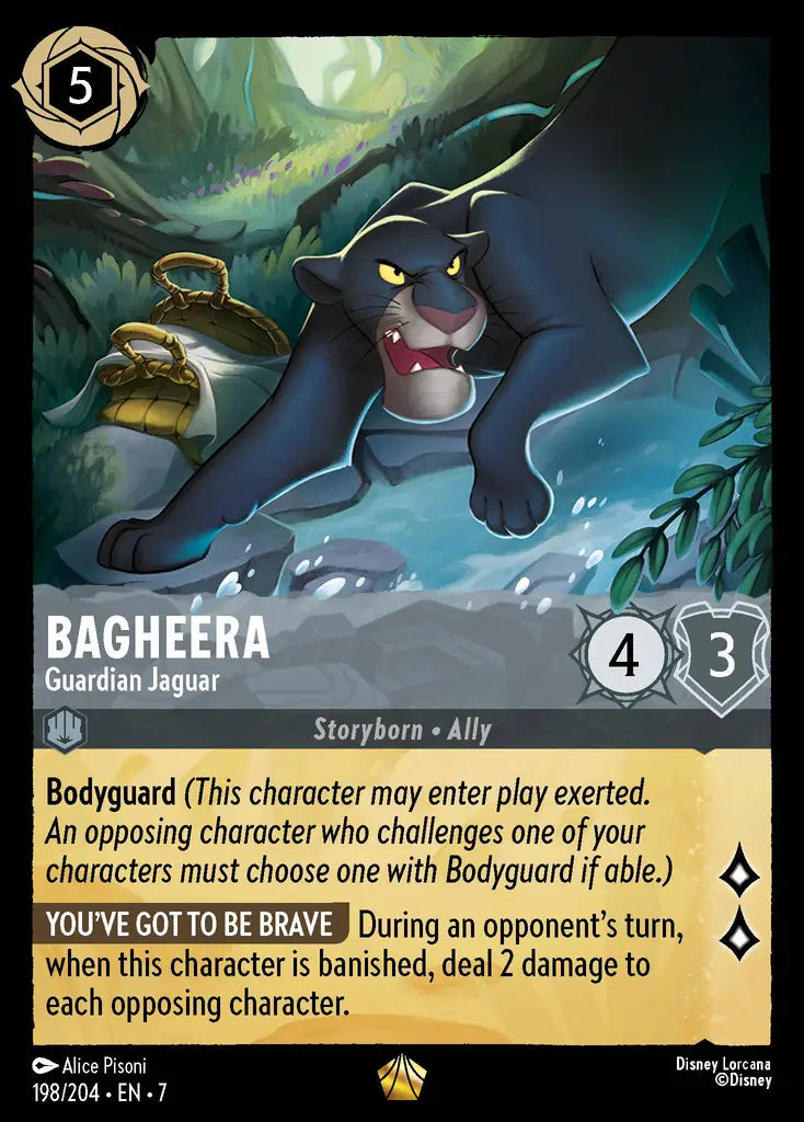 Bagheera - Guardian Jaguar 198/204 (Archazia's Island)