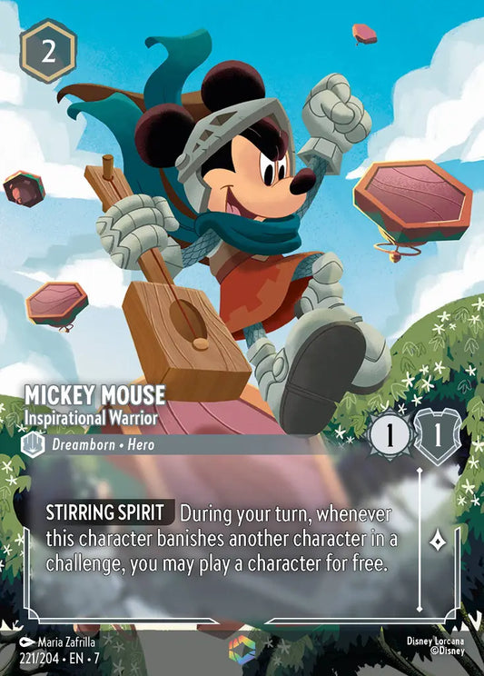 Mickey Mouse - Inspirational Warrior 221/204 - Enchanted (Archazia's Island)