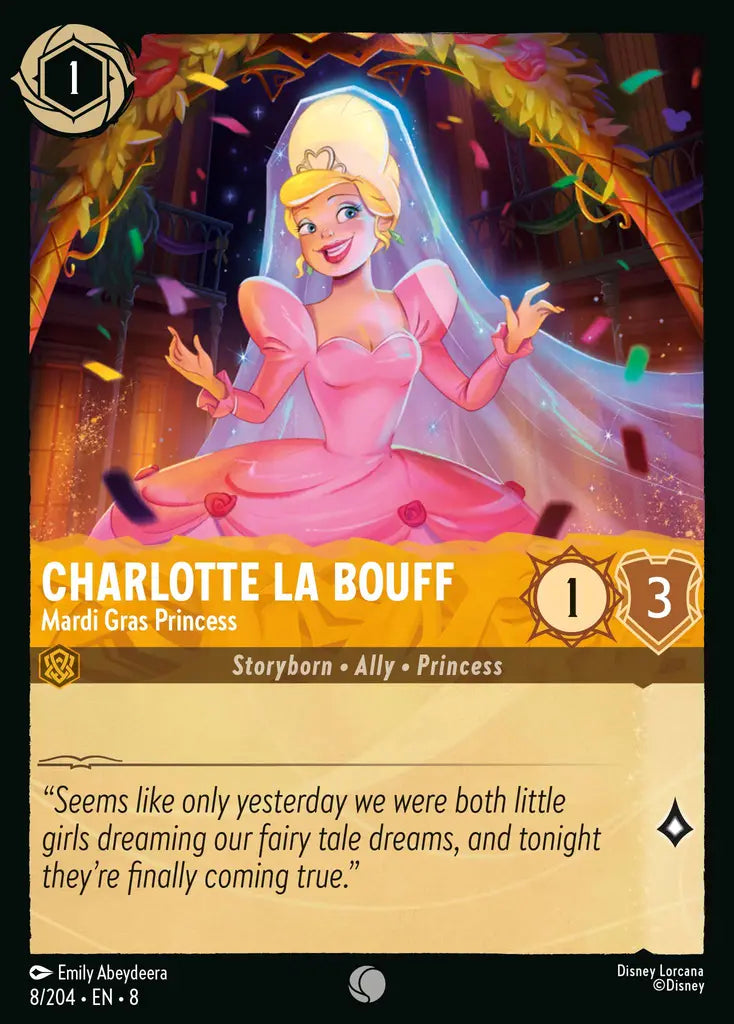 Charlotte La Bouff - Mardi Gras Princess 8/204 (Reign of Jafar)