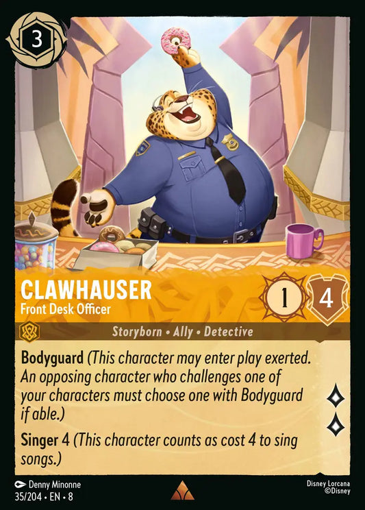 Clawhauser - Front Desk Officer 35/204 (Reign of Jafar)