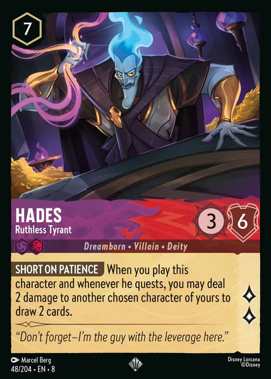 Hades - Ruthless Tyrant 48/204 (Reign of Jafar)
