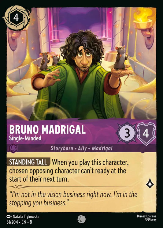 Bruno Madrigal - Single-Minded 51/204 (Reign of Jafar)