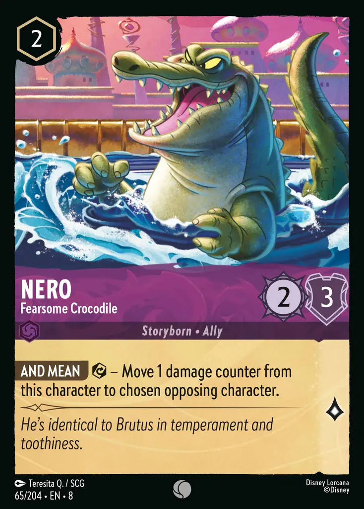 Nero - Fearsome Crocodile 65/204 (Reign of Jafar)