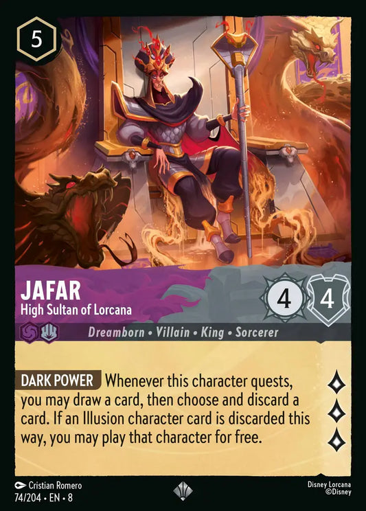 Jafar - High Sultan of Lorcana 74/204 (Reign of Jafar)