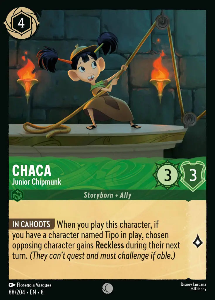 Chaca - Junior Chipmunk 88/204 (Reign of Jafar)