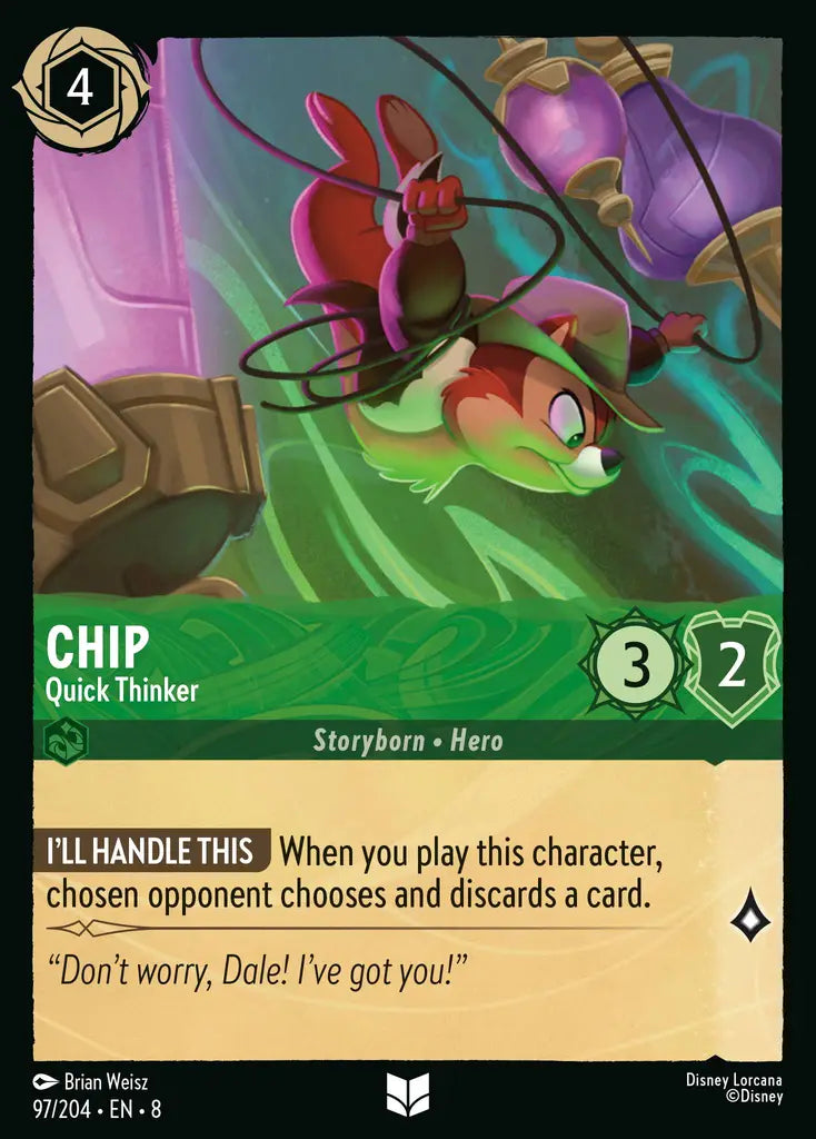 Chip - Quick Thinker 97/204 (Reign of Jafar)
