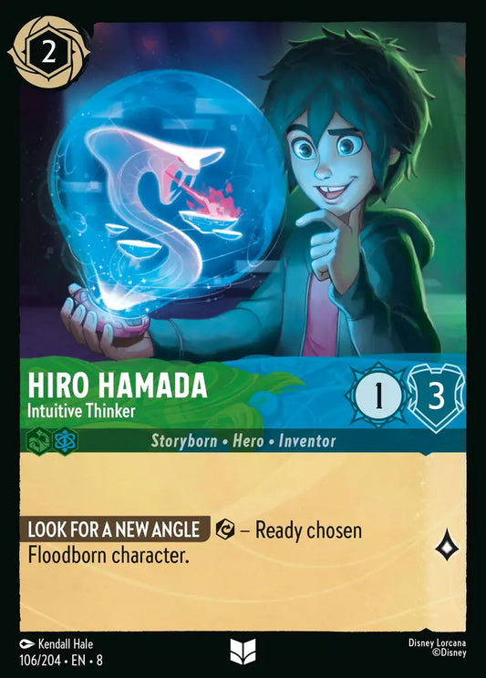 Hiro Hamada - Intuitive Thinker 106/204 (Reign of Jafar)