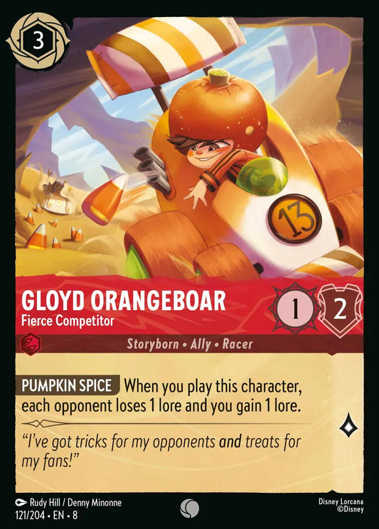 Gloyd Orangeboar - Fierce Competitor 121/204 (Reign of Jafar)