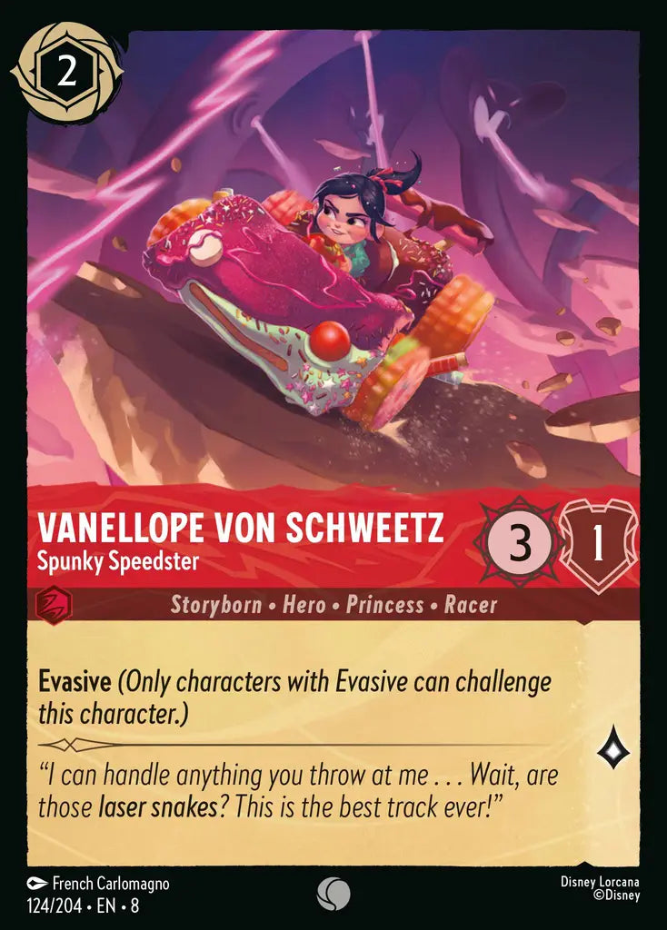 Vanellope Von Schweetz - Spunky Speedster 124/204 (Reign of Jafar)