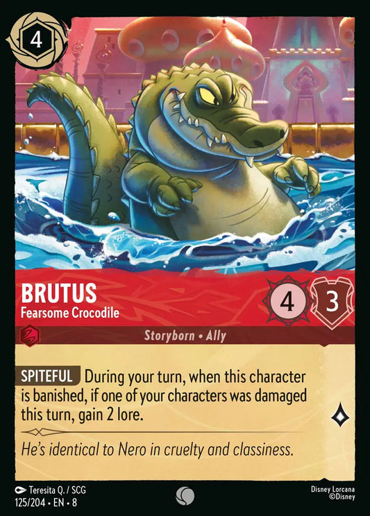 Brutus - Fearsome Crocodile 125/204 (Reign of Jafar)