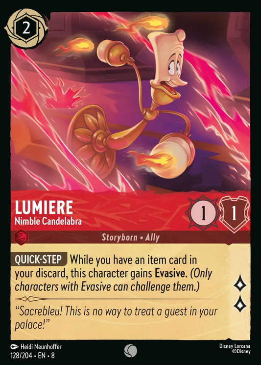 Lumiere - Nimble Candelabra 128/204 (Reign of Jafar)