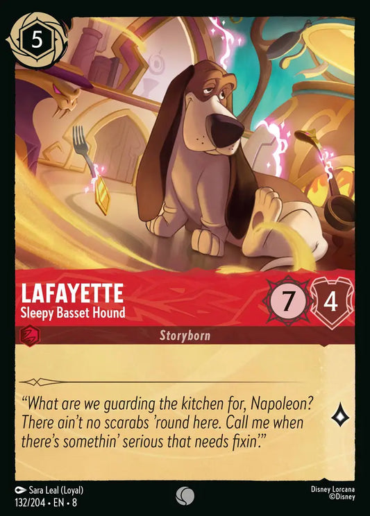 Lafayette - Sleepy Basset Hound 132/204 (Reign of Jafar)