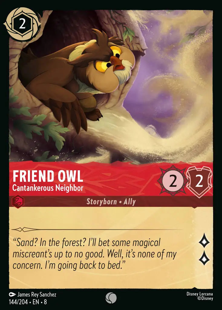 Friend Owl - Cantankerous Neighbor 144/204 (Reign of Jafar)
