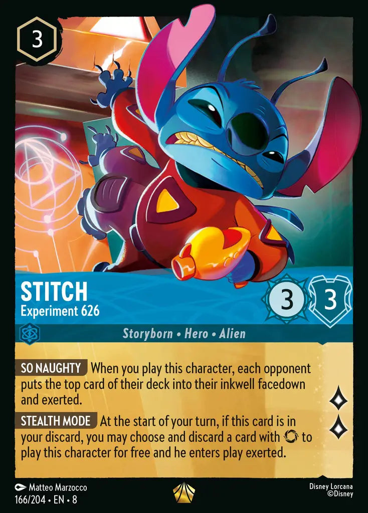 Stitch - Experiment 626 166/204 (Reign of Jafar)
