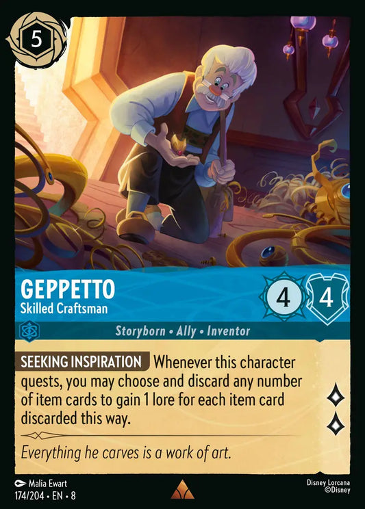 Geppetto - Skilled Craftsman 174/204 (Reign of Jafar)