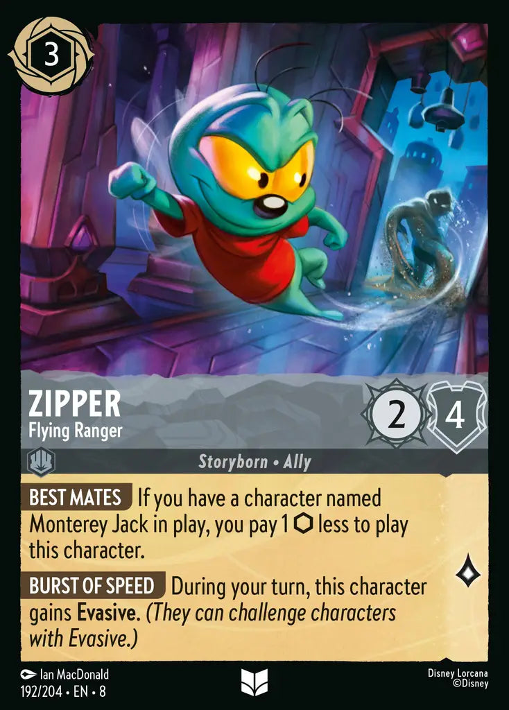 Zipper - Flying Ranger 192/204 (Reign of Jafar)