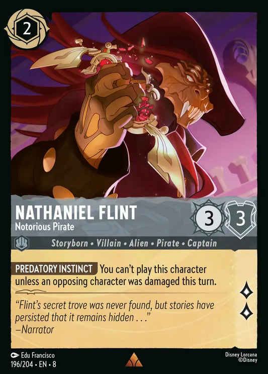 Nathaniel Flint - Notorious Pirate 196/204 (Reign of Jafar)