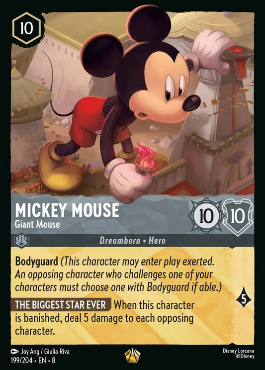 Mickey Mouse - Giant Mouse 199/204 (Reign of Jafar)