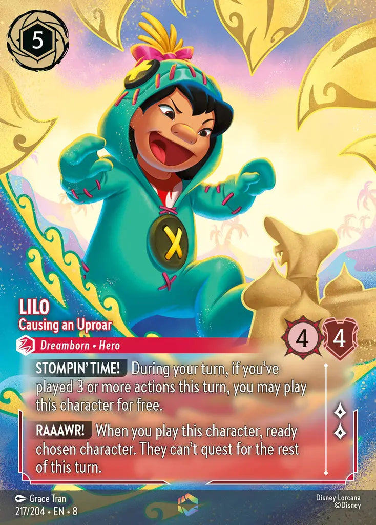Lilo - Causing an Uproar 217/204 - Enchanted (Reign Of Jafar)