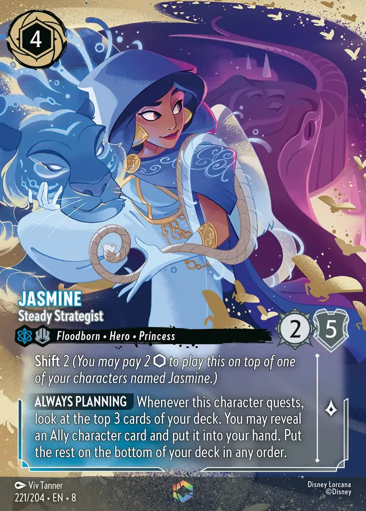 Jasmine - Steady Strategist 221/204 - Enchanted (Reign Of Jafar)