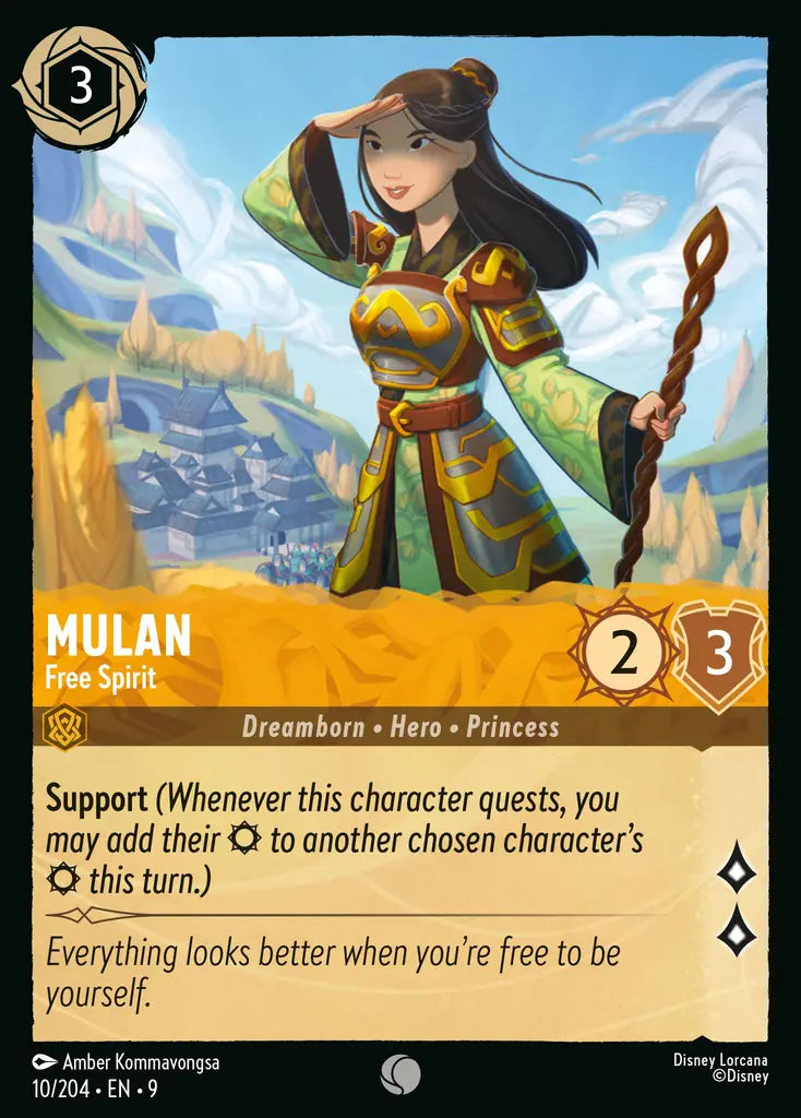 Mulan - Free Spirit 10/204 (Fabled)