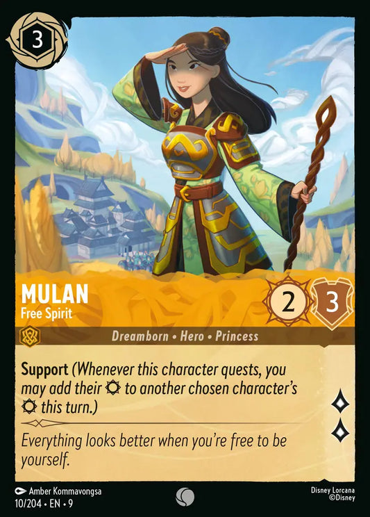 Mulan - Free Spirit 10/204 (Fabled)