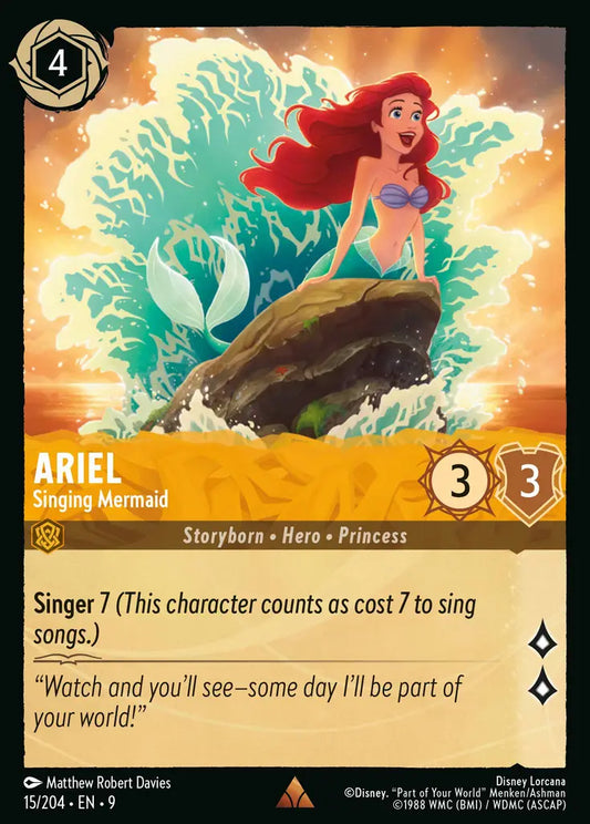 Ariel - Singing Mermaid 15/204 (Fabled)